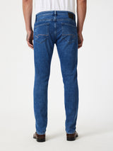 Jake Slim Jean - Dark Brushed Feather Blue-Mavi-Over the Rainbow