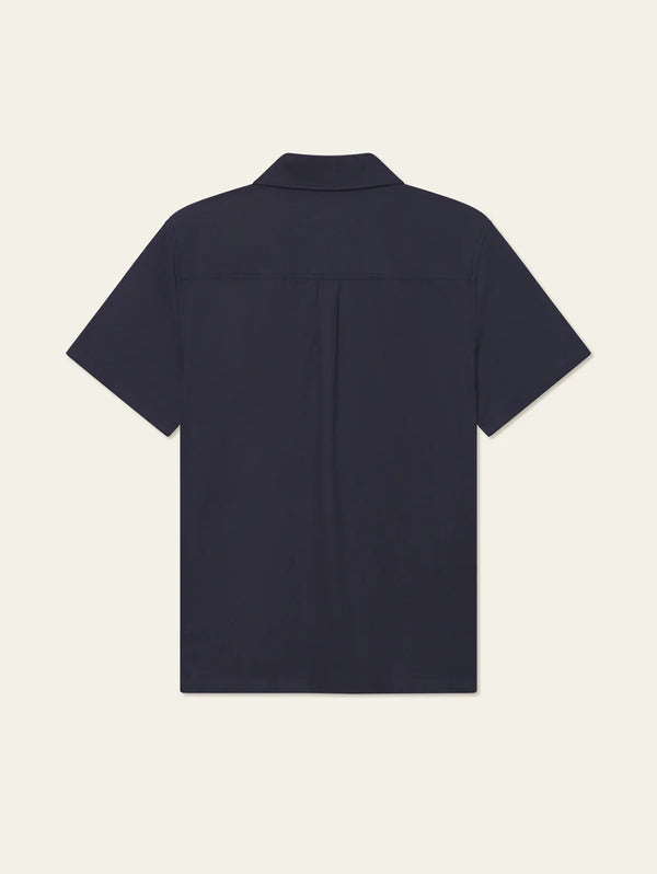 Kingsley AOE Short Sleeve Shirt - Dark Navy-LES DEUX-Over the Rainbow