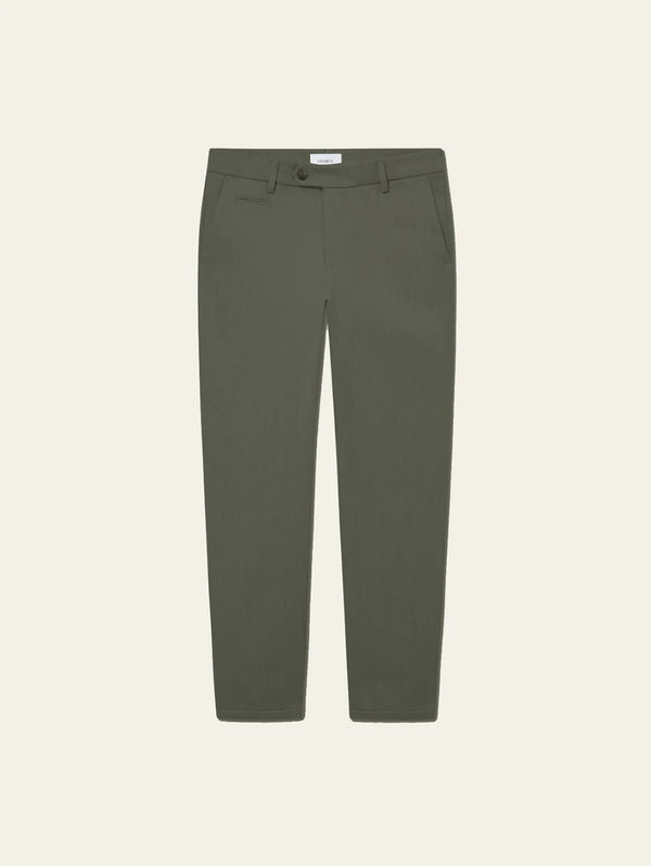 Como Herringbone Suit Pants - Forest Green/Chive Green-LES DEUX-Over the Rainbow