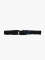 Braided Elastic Belt - Navy Blue-34 HERITAGE-Over the Rainbow