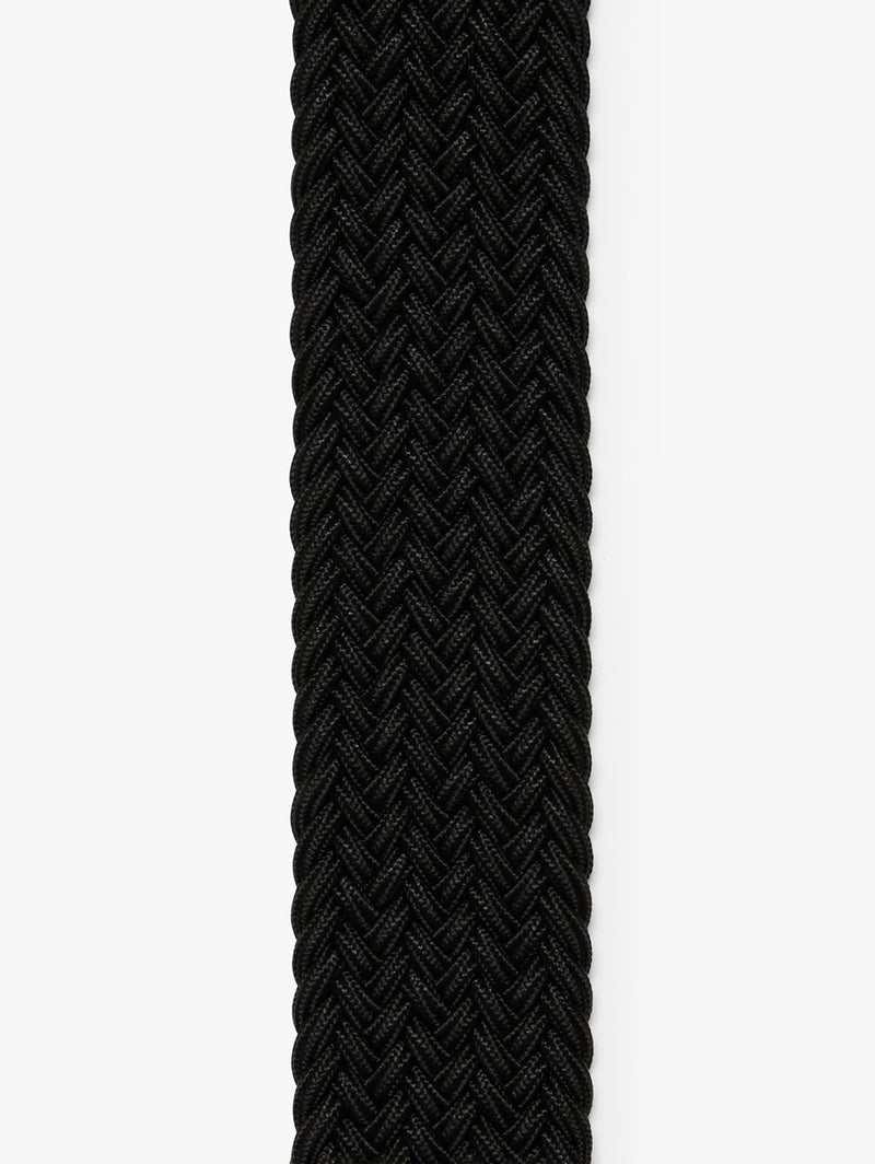 Braided Elastic Belt - Black-34 HERITAGE-Over the Rainbow