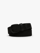 Braided Elastic Belt - Black-34 HERITAGE-Over the Rainbow