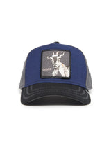 The Goat Field 100 Trucker Hat - Navy-GOORIN BROTHERS-Over the Rainbow