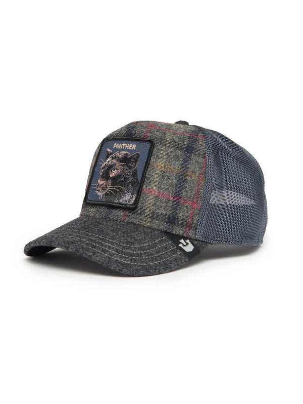 The Moon Panther Trucker Hat - Navy-GOORIN BROTHERS-Over the Rainbow