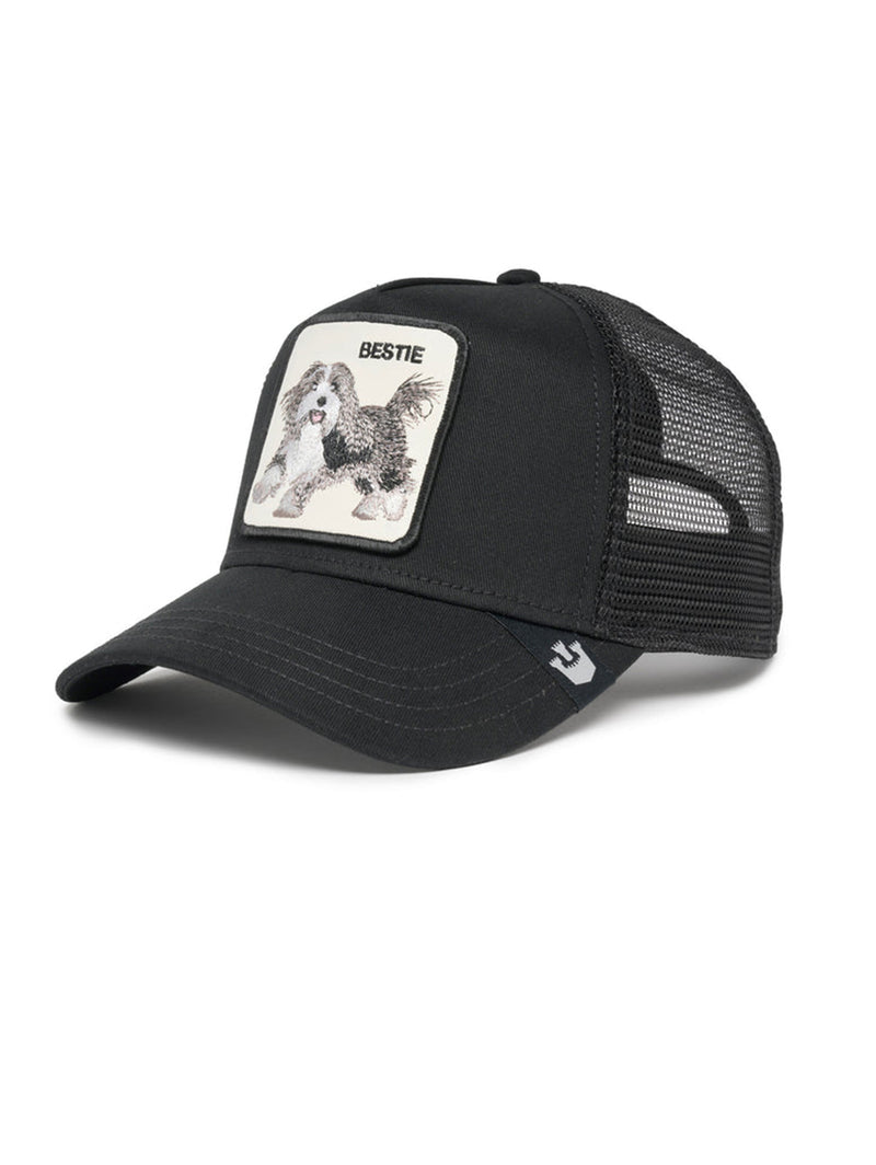 The Bestie Dog Trucker Hat - Black-GOORIN BROTHERS-Over the Rainbow