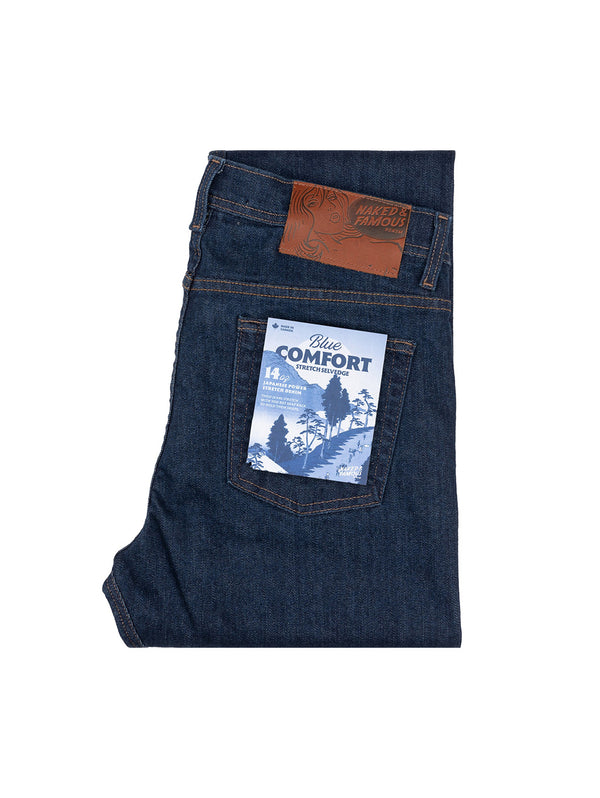 Weird Guy Jean - Blue Comfort Selvedge-Naked & Famous-Over the Rainbow