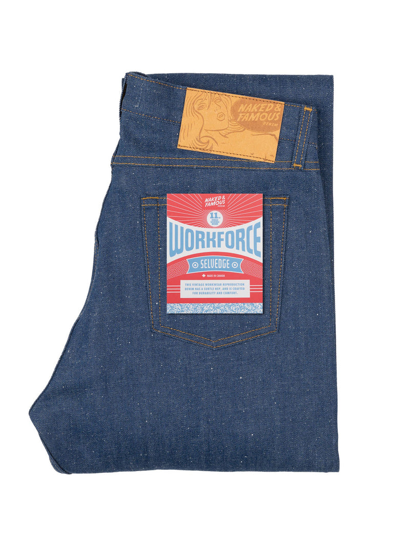 True Guy Jean - Workforce Selvedge-Naked & Famous-Over the Rainbow