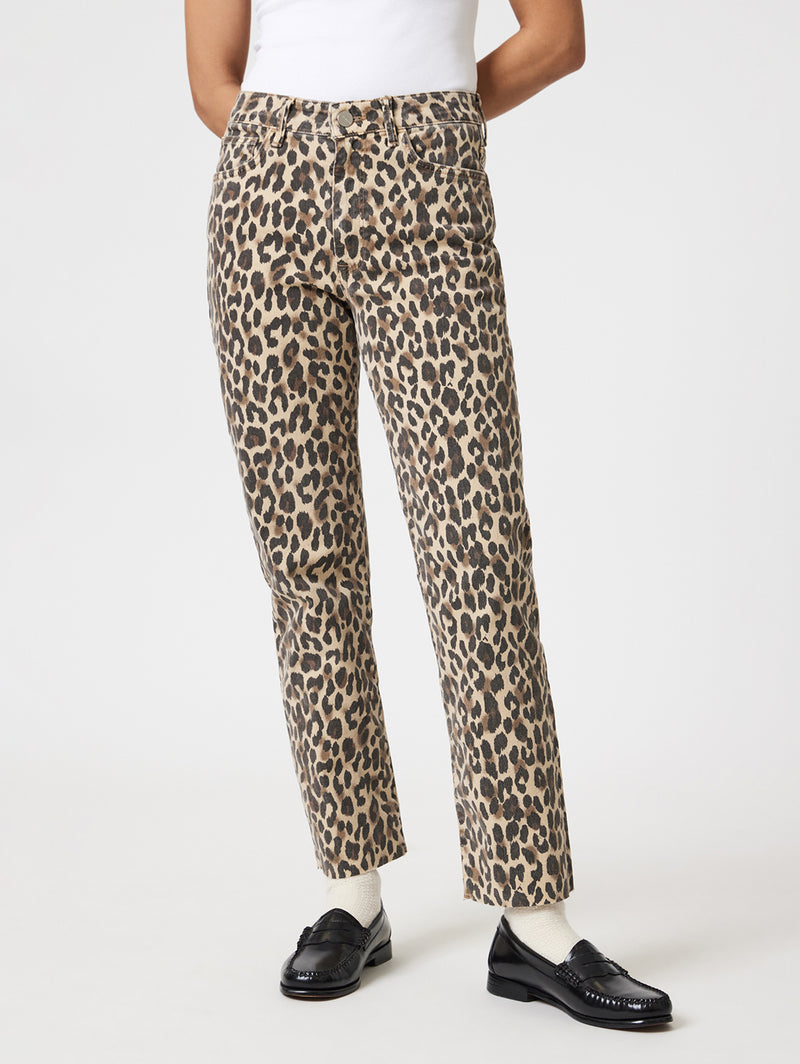 New York Jean - Leopard Denim-Mavi-Over the Rainbow