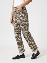 New York Jean - Leopard Denim-Mavi-Over the Rainbow