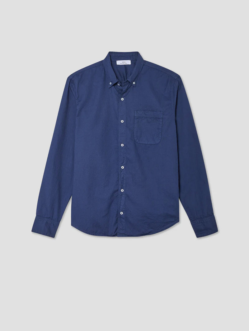 B.D. Oxford Work Shirt - Indigo-SAVE KHAKI-Over the Rainbow