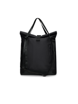 Trail Rolltop Tote Bag - Black-Rains-Over the Rainbow