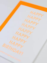 Happiest of Birthdays to You - Letterpress Card-CHEZ GAGNE LETTERPRESS-Over the Rainbow