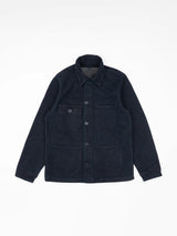 Chore Coat - Indigo Sashiko-Naked & Famous-Over the Rainbow