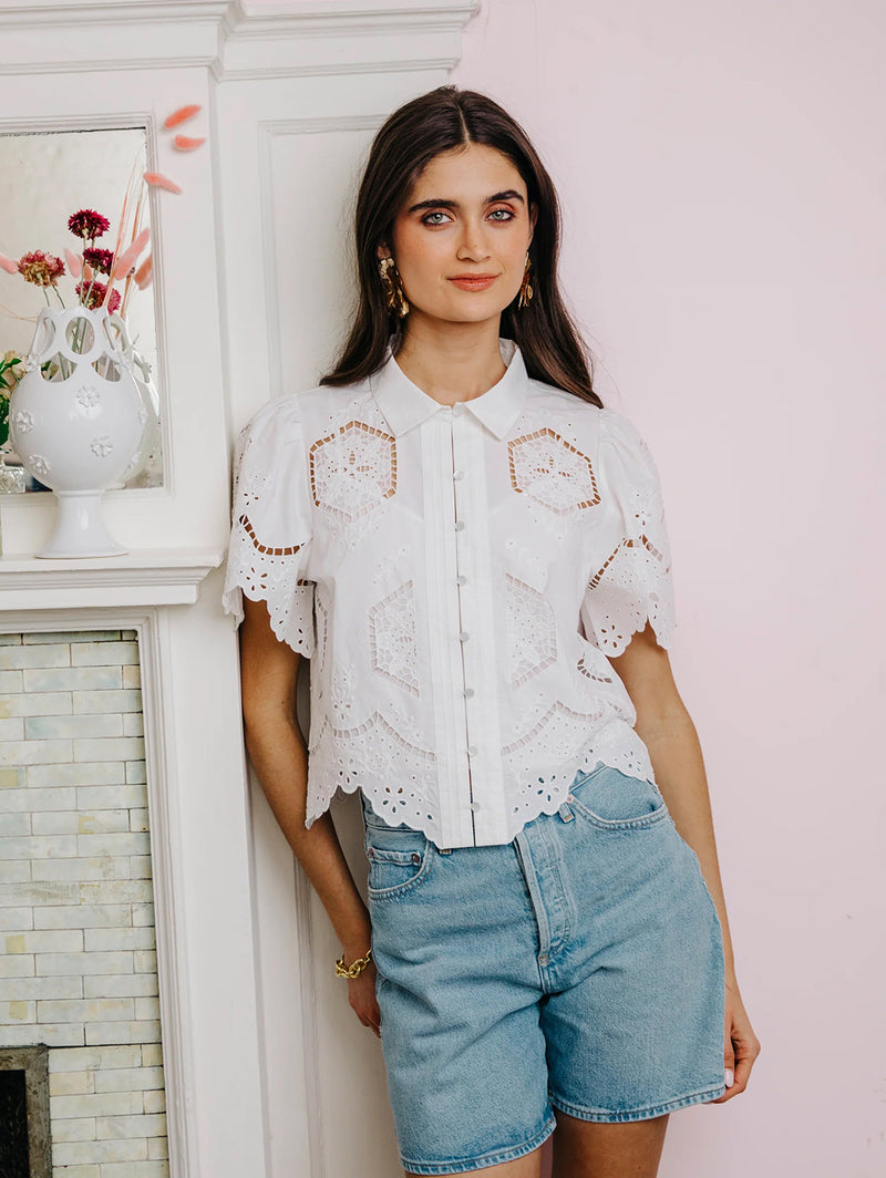 Abigail Top - White