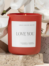 Matte Jar Soy Candle - Love You-SWEET WATER DECOR-Over the Rainbow