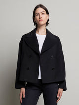 Westwood Peacoat - Black-Velvet-Over the Rainbow