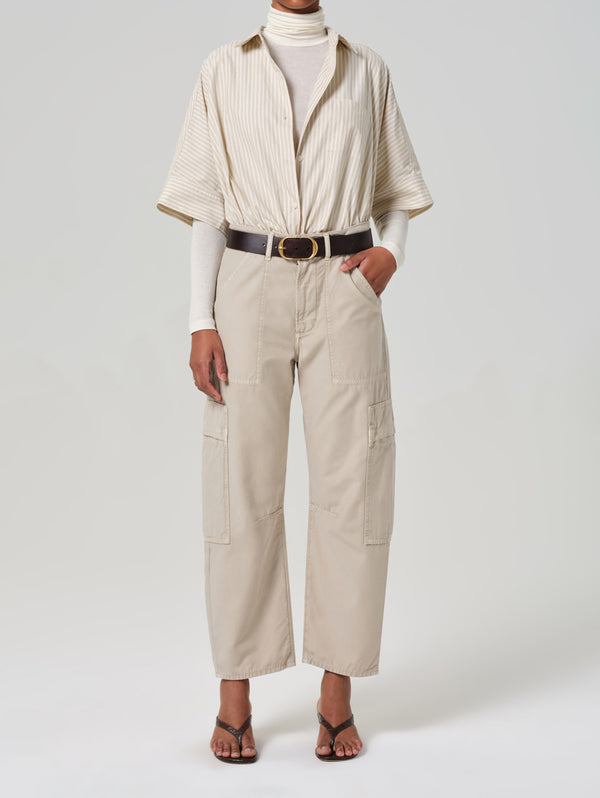 Marcelle Low Slung Easy Cargo Pant - Burnished Quartz-Citizens of Humanity-Over the Rainbow