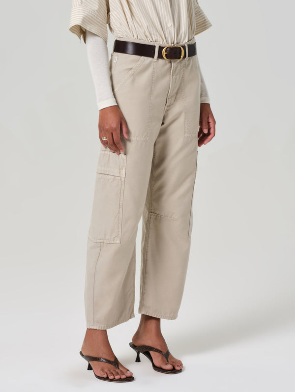 Marcelle Low Slung Easy Cargo Pant - Burnished Quartz-Citizens of Humanity-Over the Rainbow