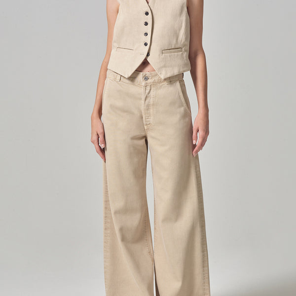 CITIZENS OF HUMANITY | Beverly Trouser - Taos Sand | Over the