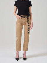 Zurie Straight Leg Corduroy Pant - Champagne-Citizens of Humanity-Over the Rainbow