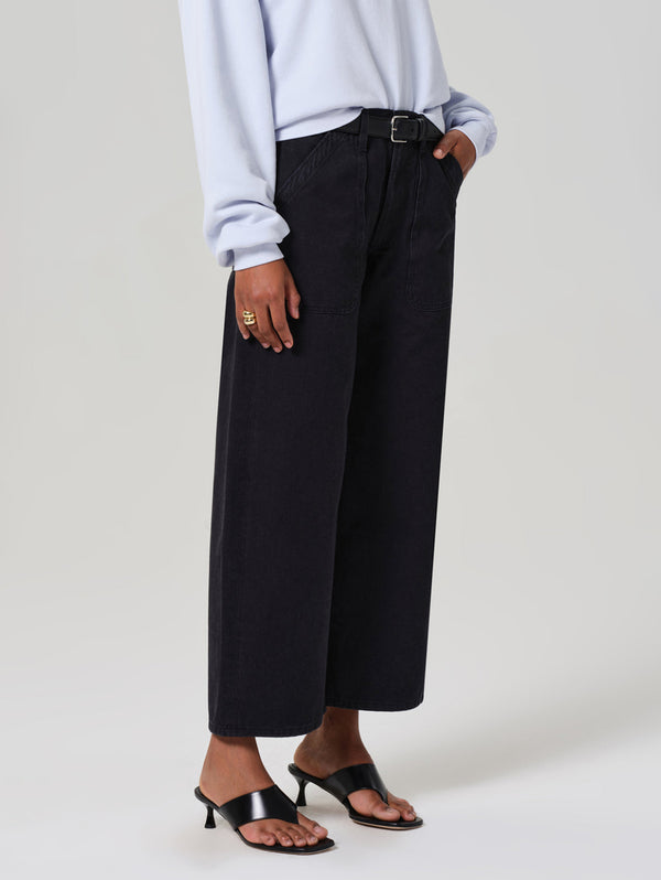 Ayla Cargo Pant - Washed Black