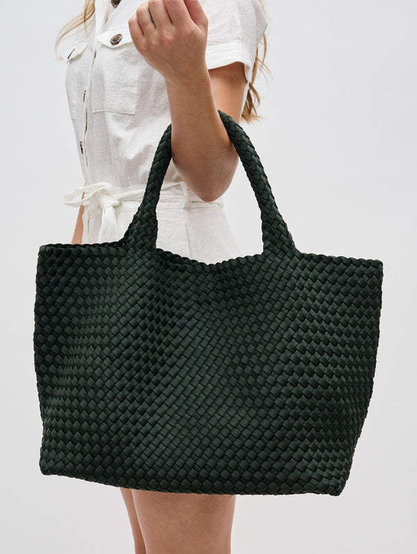 Sky's The Limit Large Tote - Olive-SOL + SELENE-Over the Rainbow