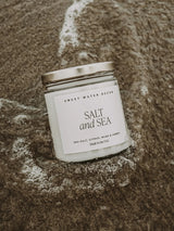 Clear Jar Soy Candle - Salt and Sea-SWEET WATER DECOR-Over the Rainbow