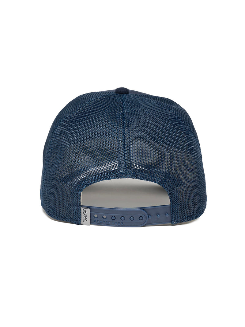 The Cuddly Bear Trucker Hat - Navy-GOORIN BROTHERS-Over the Rainbow