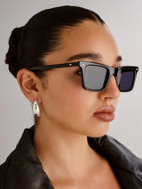 Broski Sunglasses - Black Smoke Mono-LE SPECS-Over the Rainbow