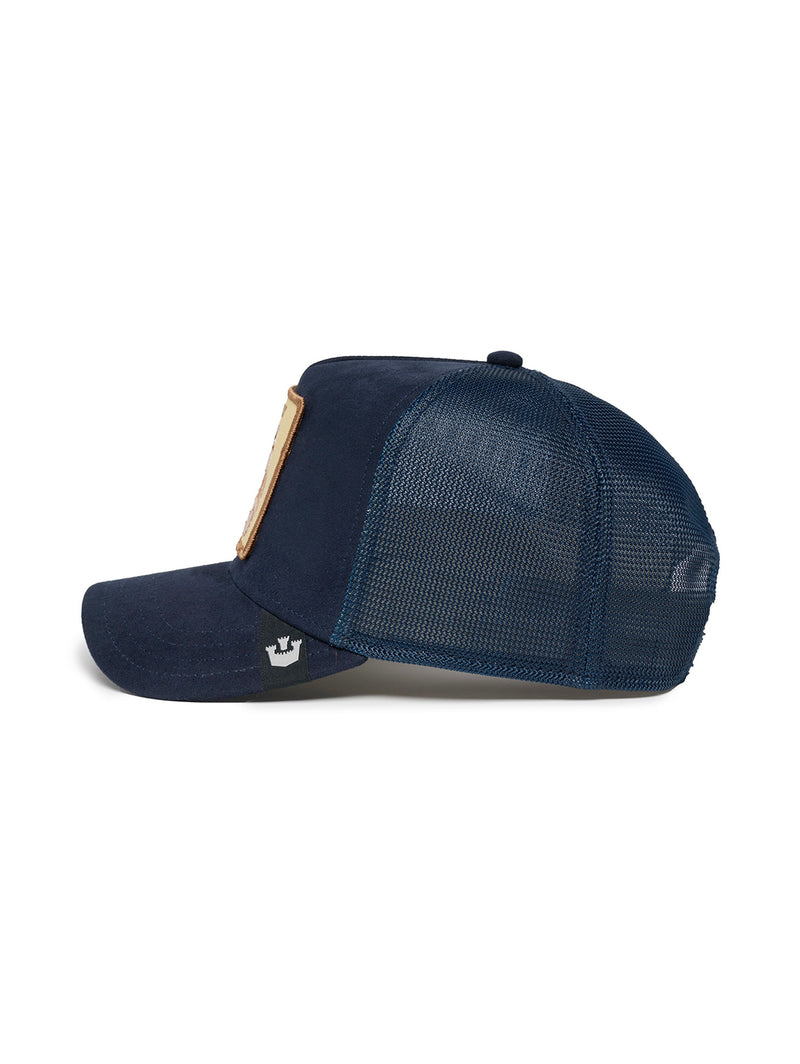 The Cuddly Bear Trucker Hat - Navy-GOORIN BROTHERS-Over the Rainbow