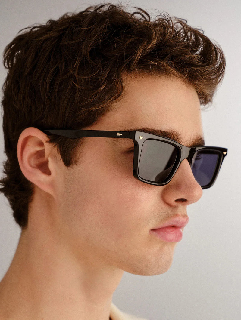 Broski Sunglasses - Black Smoke Mono-LE SPECS-Over the Rainbow