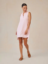 Sleeveless A-Line Dress - Petal Pink-Bella Dahl-Over the Rainbow