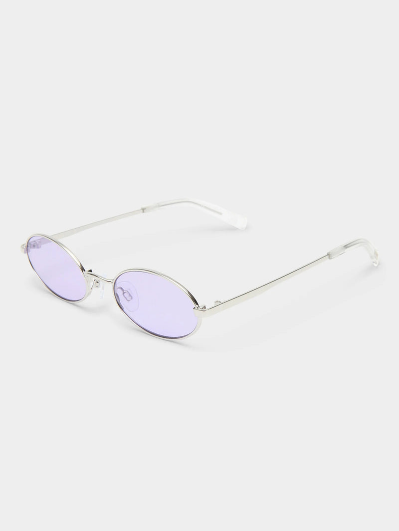 Love Train Sunglasses - Silver-LE SPECS-Over the Rainbow