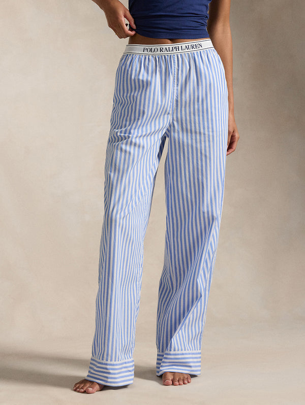 Shirting Stripes Pant - White Cloud Hydrangea-POLO by RALPH LAUREN-Over the Rainbow