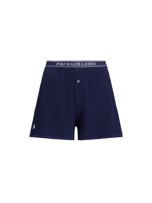 Waffle Boxer Short - Navy-POLO by RALPH LAUREN-Over the Rainbow