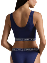 Scoop Cropped Tank Bralette - Navy-POLO by RALPH LAUREN-Over the Rainbow