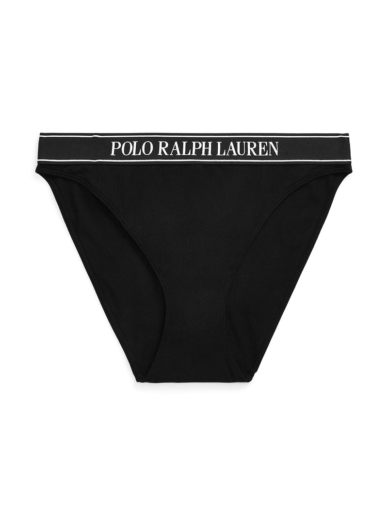 Bikini Cut Bottom - Onyx-POLO by RALPH LAUREN-Over the Rainbow