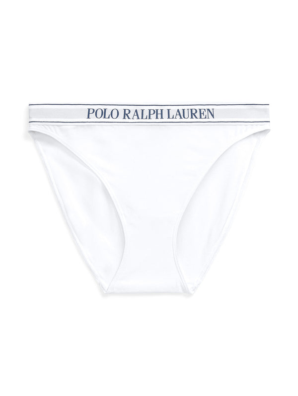 Bikini Cut Bottom - White Cloud-POLO by RALPH LAUREN-Over the Rainbow