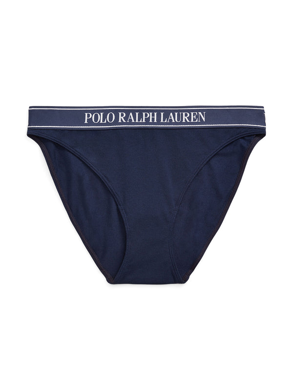 Bikini Cut Bottom - Navy-POLO by RALPH LAUREN-Over the Rainbow