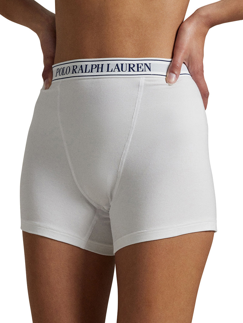 Knit Boxer Brief - White Cloud-POLO by RALPH LAUREN-Over the Rainbow