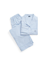 Shirting Stripe PJ Set - White Cloud Hydrangea-POLO by RALPH LAUREN-Over the Rainbow