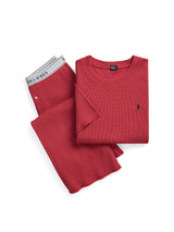 Short Sleeve Pant Set - Nantucket Red