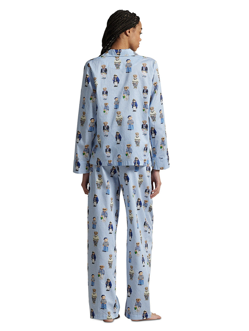 Spring Bear Madison PJ Set - Oxford Blue-POLO by RALPH LAUREN-Over the Rainbow