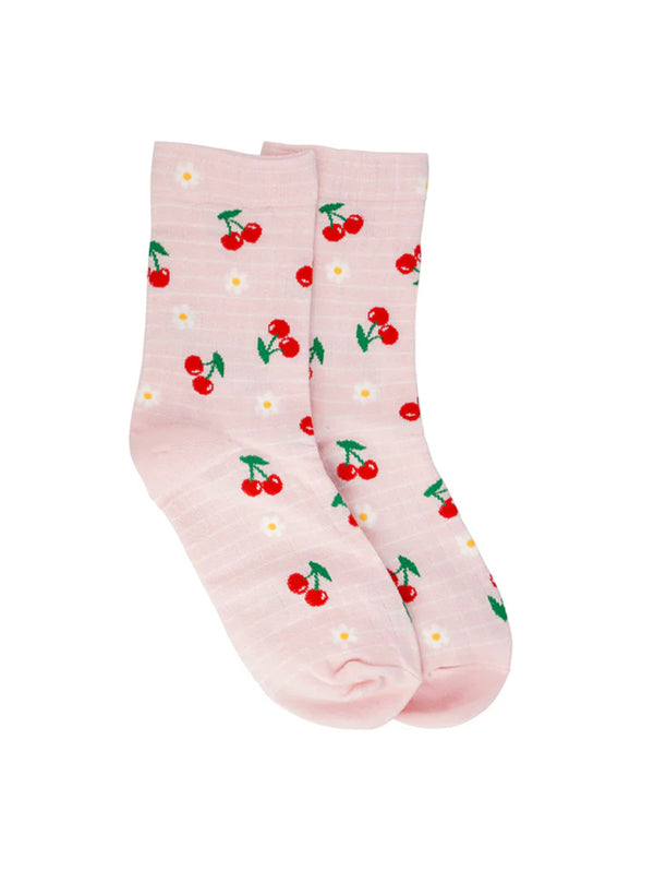 Cherry Blossom Socks-LIM LIM-Over the Rainbow