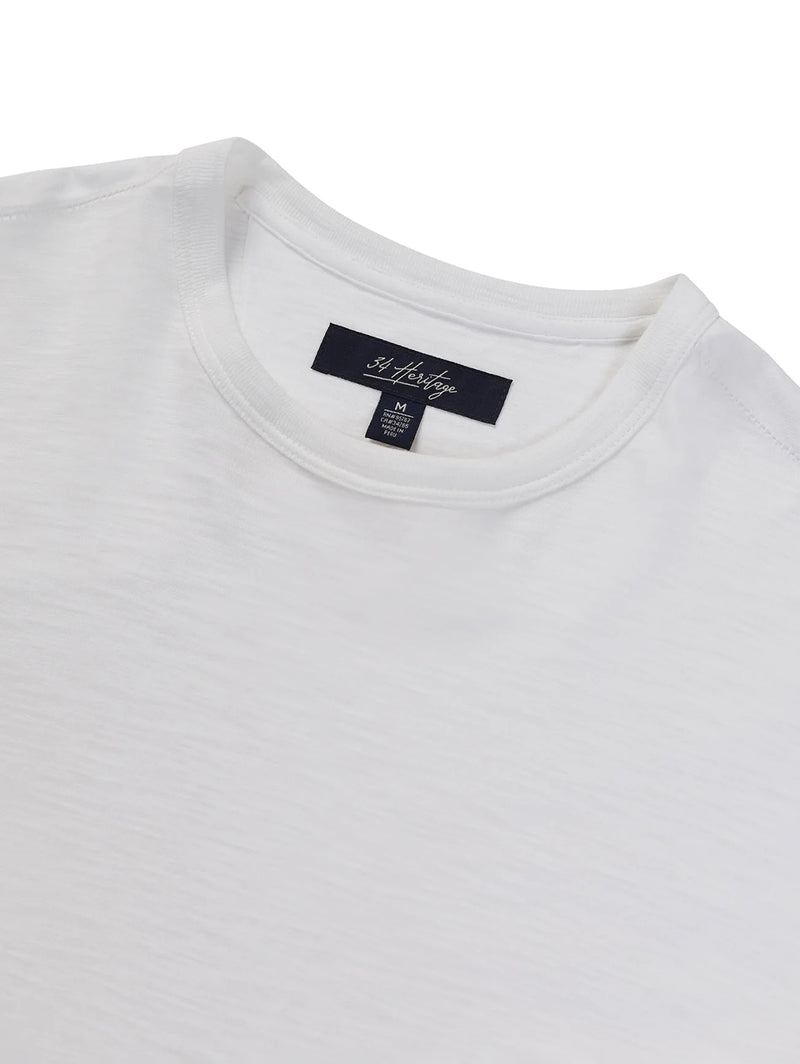 Slub Tee - White-34 HERITAGE-Over the Rainbow