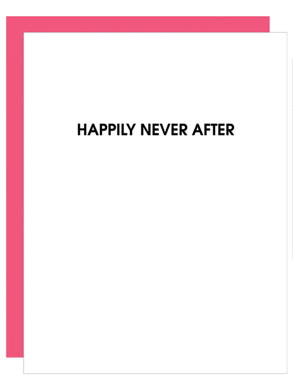 Happily Never After Letterpress Card-CHEZ GAGNE LETTERPRESS-Over the Rainbow