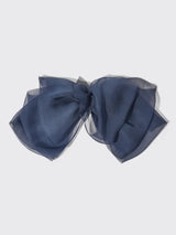 Chiffon Bow Hair Clip - Blue Orchid-KITSCH-Over the Rainbow