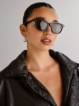 Nonsensical Sunglasses - Black Polarized-LE SPECS-Over the Rainbow