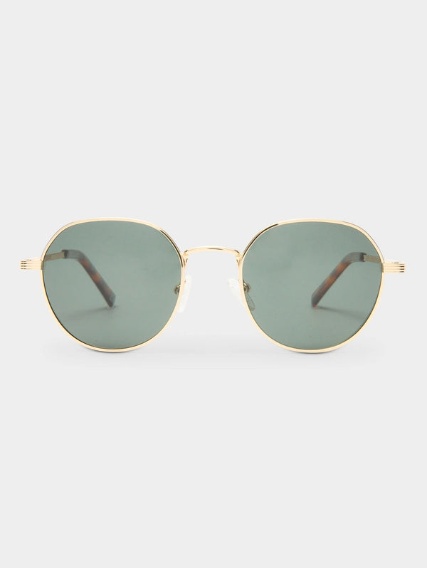 Odyssey Sunglasses - Gold Khaki Mono Polarized-LE SPECS-Over the Rainbow