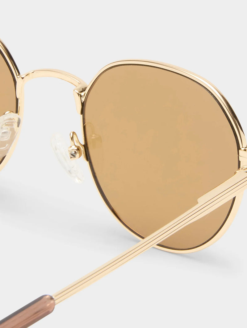 Odyssey Sunglasses - Gold Light Brown Mono-LE SPECS-Over the Rainbow